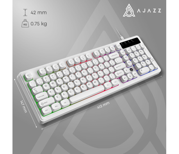 Ajazz AF98 biała - 1536380 - zdjęcie 9